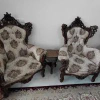 مبل 9 نفره چوب راش اصل و محکم بهمراه روکش ها|مبلمان خانگی و میز عسلی|بروجرد, |دیوار