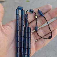 تسبیح سندلوس ابی دو پوست تراش استاد مبین