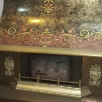 بخاری شومینه گازی وشهری بسیار تمیز