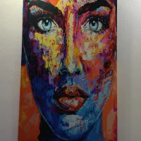 تابلو پارچه ای|تابلو، نقاشی، عکس|اندیشه, شهرک مریم|دیوار