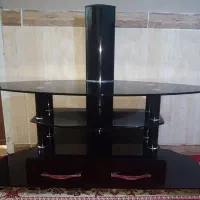 میز تلویزیون تمام شیشه ای خارجی