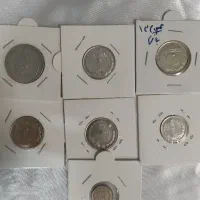 ۴۳عدد سکه نقره مس برنز و نیکل