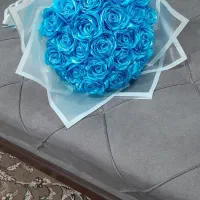 دسته گل روبانی