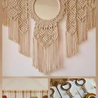 انواع بافتنی مکرومه گیفت دیوار کوب و...