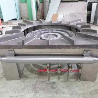 اجاق گاز صنعتی چهار شعله تمام استیل