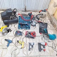 ابزار ام دی اف وسایل نجاری فارسی بر پمپ باد ۲۵لیتر|ماشینآلات صنعتی|مشهد, امیر آباد|دیوار