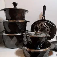 سرویس قابلمه چدن زودپز دوقلو کف چدن اصل