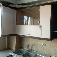 کابینت ام دی اف همراه سینک و هود|آب‌چکان و نظم‌دهنده ظروف|فردیس, خیام شرقی|دیوار