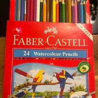 مداد رنگی آبرنگی ۲۴ رنگ فابر کاستل