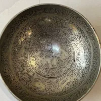 کاشه پرشالی نقره تمام قلم قدیمی به وزن ۷۰گرم