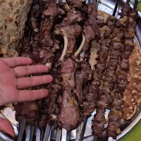 نیروی کار در مغازه کبابی