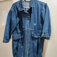 کت جین زاپدار فری سایز و شومیز