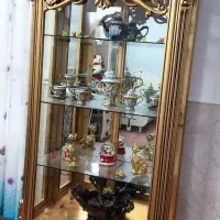 ویترین چوب گردو