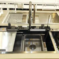 سینک استیل دودی ایتالیایی ضد خش مدل  ( LEYLE )