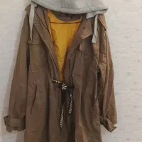 پالتو کاپشن زنانه سایز بزرگ ۵۲تا۵۶