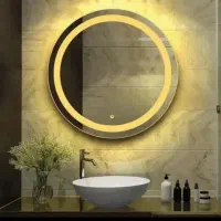 تولید آینه بک لایت تاچ لمسی و ساده نور از جلو