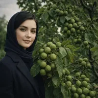 نهال پیوندی دیرگل گردوبادام و سیب لبنانی و گلابی