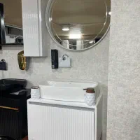 روشویی لاکچری با اینه سوپر کلیر موجودی تک