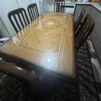 میز ناهار خوری ۶ نفره در حد نو|میز و صندلی غذاخوری|تهران, جنت‌آباد مرکزی|دیوار