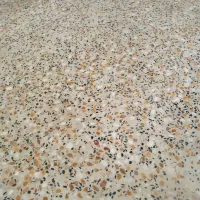 کفسازی ویلا، واش بتن، موزاییک‌درجا، باتامین متریال