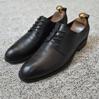 کفش مردانه اروپایی اورجینال چرم خالص سایز ۴۰ ۴۱