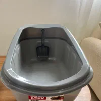 ظرف خاک گربه همراه بیلچه نو|لوازم جانبی حیوانات|رشت, شهرک شهید عباسپور|دیوار