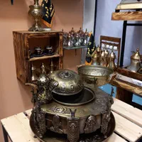 منقل آنتیک پنج کاره ذغالی برقی جهت دله عربی|کلکسیون اشیاء عتیقه|آبادان, |دیوار