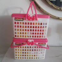 سبد پیک نیک اسباب بازی به همراه ظروف ( دو دست )