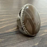 انگشتر نقره دوقاب دستساز