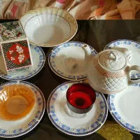 عتیقه چینی آنتیک کمیاب زیر قیمت|ظروف سرو و پذیرایی|رشت, بلوار گیلان|دیوار