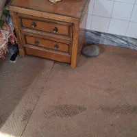 سرویس چوبی قدیمی دوجفت کمدتک .ویترین .|جاکفشی، کمد، دراور|قم, باجک یک|دیوار