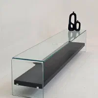 میز تلویزیون شیشه ای خم - تحمل وزن 200 کیلوگرم|میز تلویزیون|تهران, شهرک استقلال|دیوار
