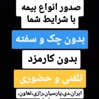 بیمه ثالث و بدنه12قسط/بدون پیش پرداخت، چک،سفته،سود|خدمات مالی، حسابداری، بیمه|کرج, خرمدشت|دیوار