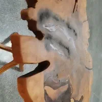 میز نهار خوری رستیک|میز و صندلی غذاخوری|اندیشه, اندیشه فاز ۴|دیوار