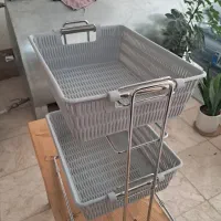 سبد سیب زمینی وپیاز|ظروف نگهدارنده، پلاستیکی، یکبارمصرف|شاهینشهر, حافظ شمالی|دیوار