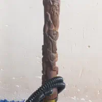 کنده کاری روی قلیان و غیره