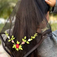 روسری و مینی اسکارف گلدوزی شده