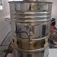 سماور گازی بزرگ تمام استیل
