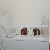 تخت خواب سیسمونی نوزاد و کودک|اسباب و اثاث بچه|آبیک, |دیوار