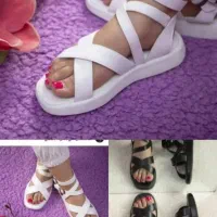 صندل مشکی و سفید