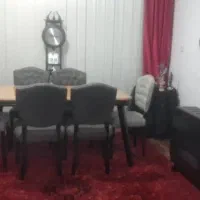 میز ناهار خوری مبله ۶ نفره|میز و صندلی غذاخوری|مشگین شهر, |دیوار