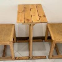 میز صندلی چوبی در حد نو|میز و صندلی غذاخوری|شیراز, آزادی|دیوار