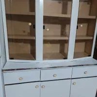 کابینت فلزی ویترین دار در حد نو