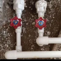 لوله کشی آب و نصب پمپ آب و نصب شیر آلات