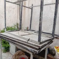 3 دست میز فلزی جهت کافه و قلیون