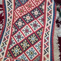 گلیم مرینوس|گلیم، جاجیم، گبه|شیراز, تندگویان|دیوار