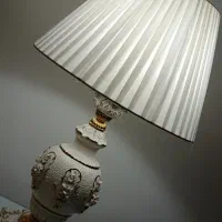 آباژور گل برجسته (رنگ سفید طلایی)