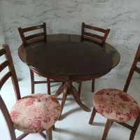 غذاخوری ۴نفره چوپ ام دی اف|میز و صندلی غذاخوری|بیجار, |دیوار