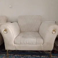 مبل راحتی پایه استیل