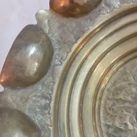 شیرینی خوری بزرگ عتیقه تمام قلم قدیمی|کلکسیون اشیاء عتیقه|بروجرد, |دیوار